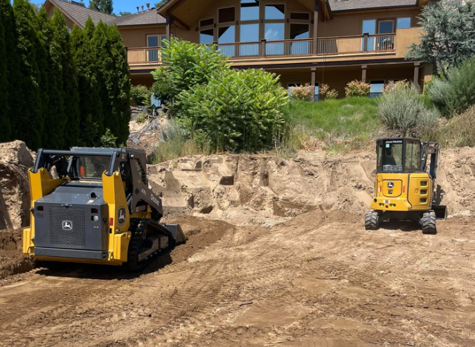 Legendary Dirt Diggers excavator at work